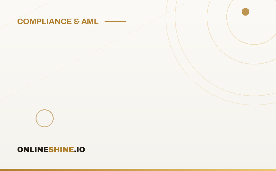 How to Build an AML/CFT Manual for Your Online Casino